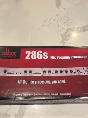 dbx 266xs Microphone Audio Compressor Limiter Gate Processor for Preamp Open Box